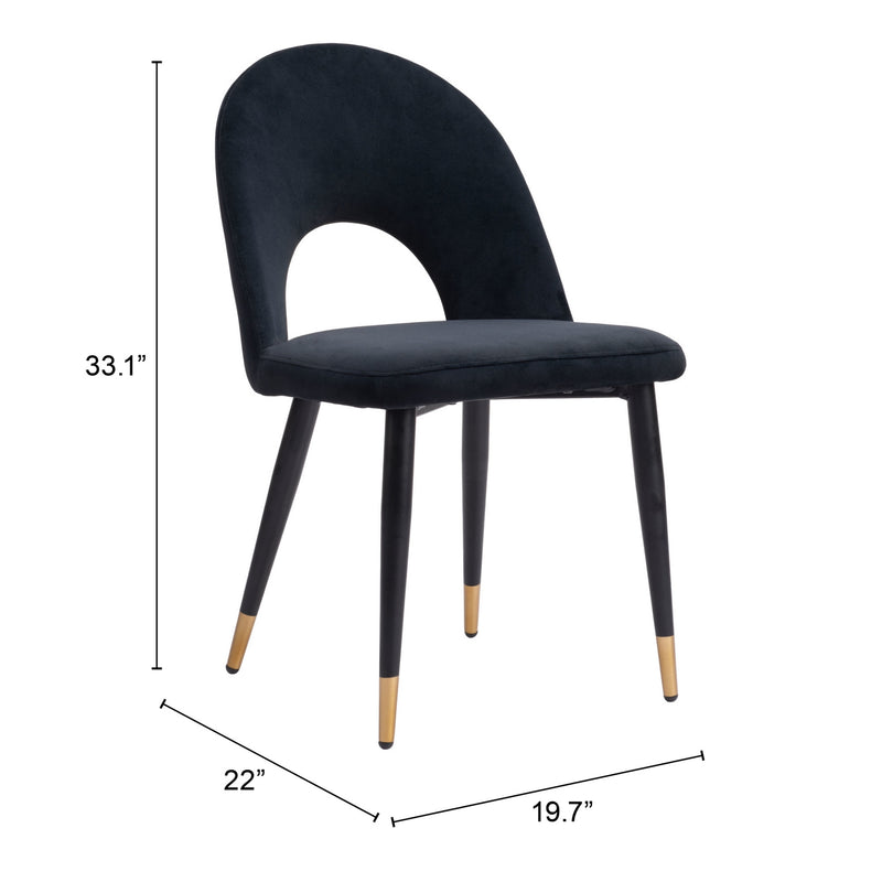 Silla de Comedor Menlo - Negro