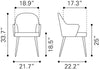 Silla de Comedor Silloth 2 - Cafe