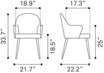 Silla de Comedor Silloth 2 - Cafe