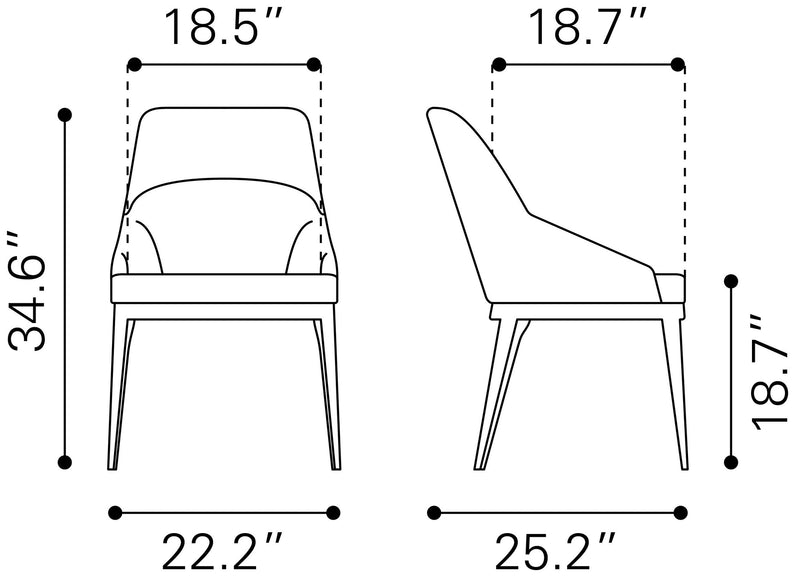 Silla de Comedor Ayr - Gris