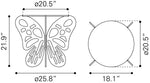 Mesa Lateral Motyl - Dorado