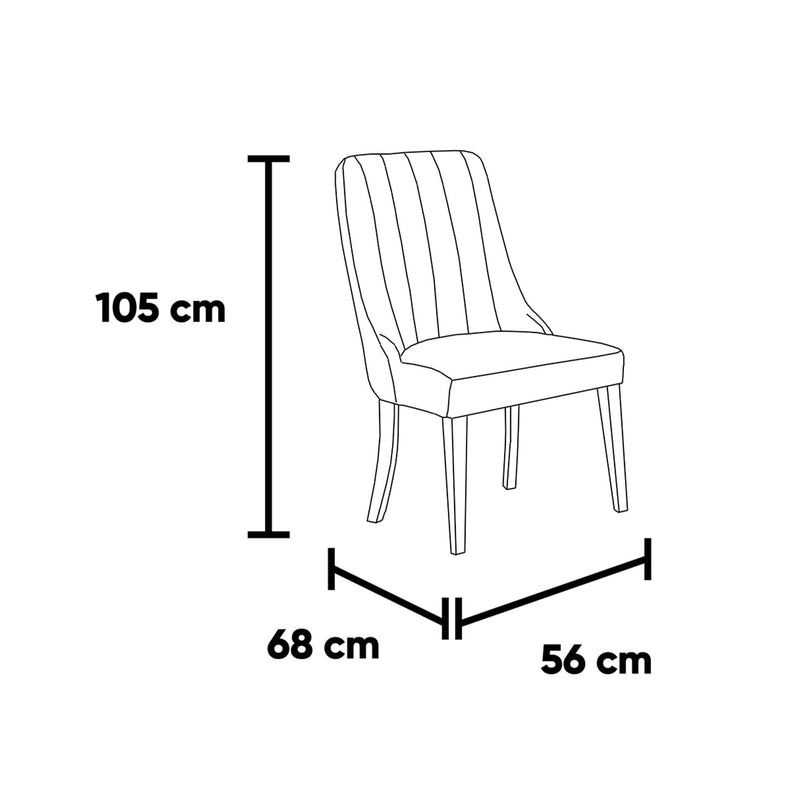 Comedor 8 Sillas Gris Kaley - Nogal