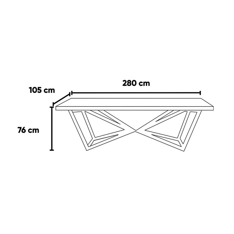 Comedor 8 Sillas Combinadas Kaley - Nogal