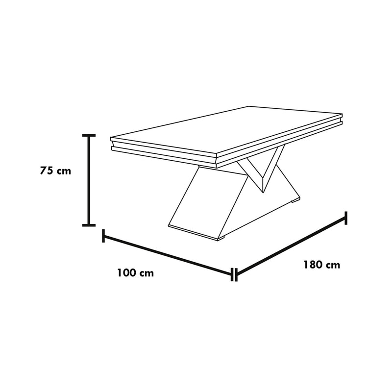 Comedor 6 Sillas Alexa - Nogal