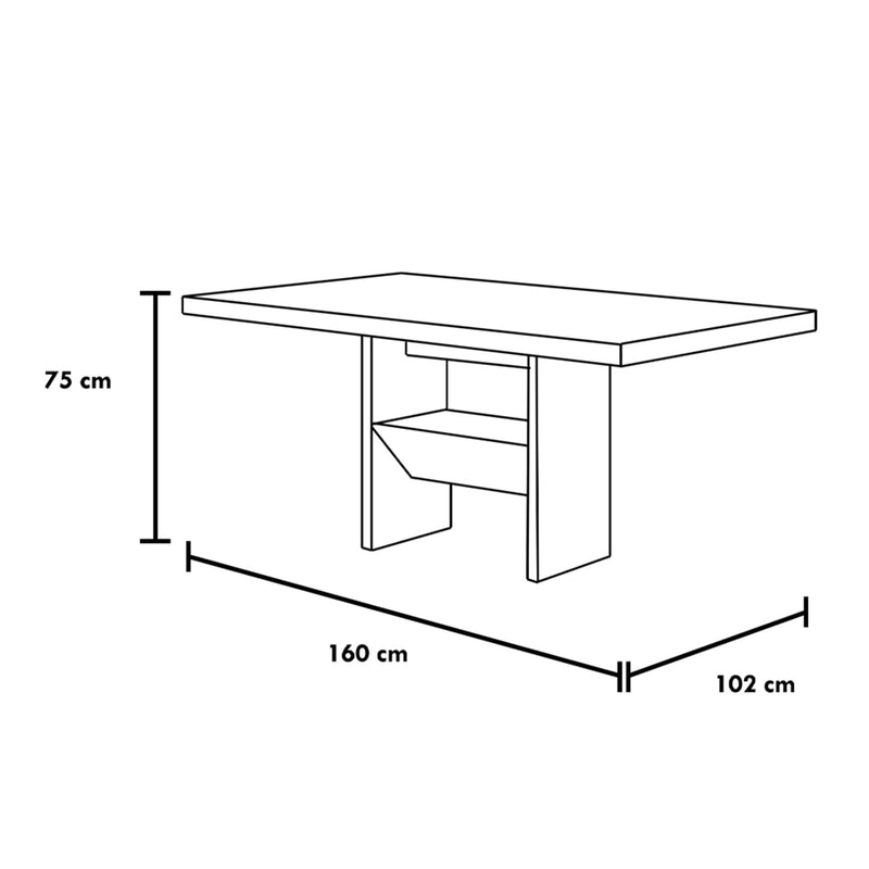 Comedor 6 Sillas Florencia - Gris