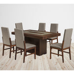 Comedor 6 Sillas Yamilet - Nogal