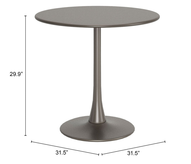 Mesa de Comedor Exterior Soleil - Gris Obscuro