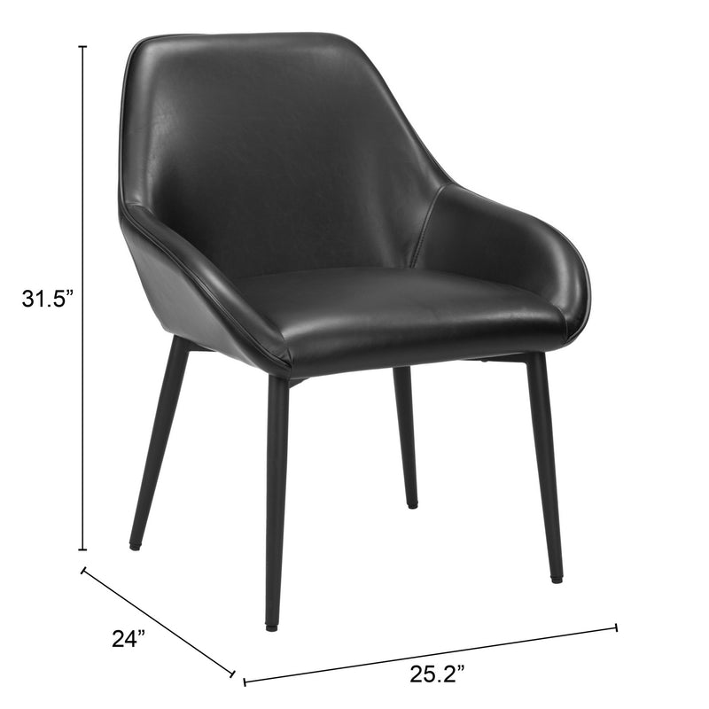 Silla de Comedor Vila - Negro