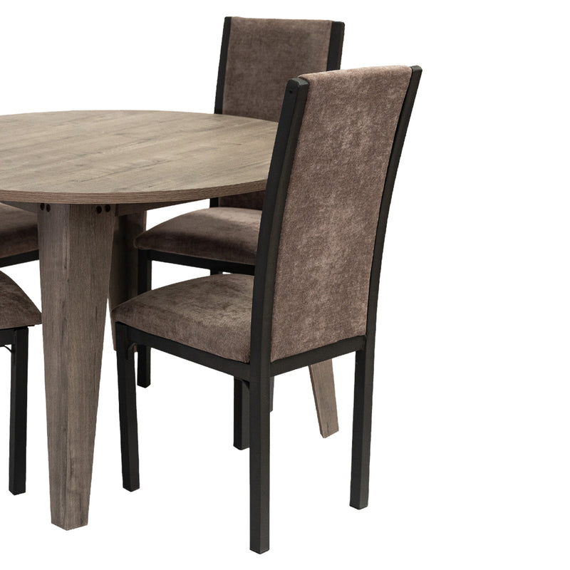 Comedor 4 Sillas Alondra - Gris