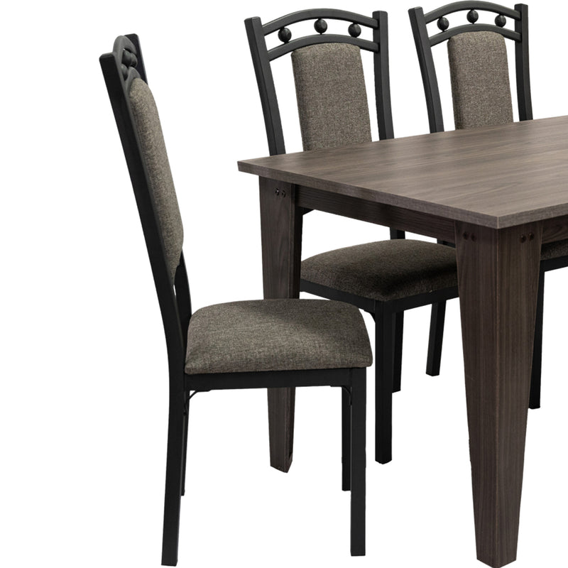 Comedor 6 Sillas Ania - Gris