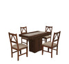 Comedor 4 Sillas Zara - Nogal