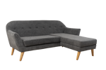 Sala Chaise Longue Estocolmo - Gris