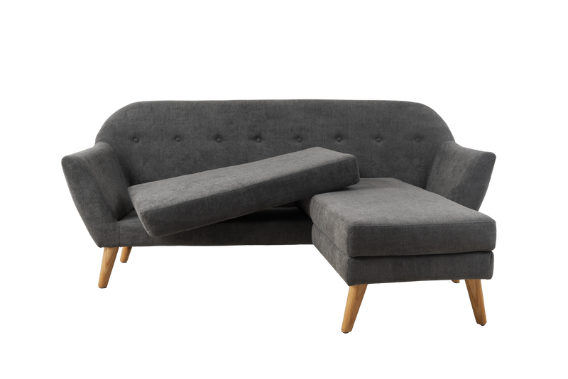 Sala Chaise Longue Estocolmo - Gris