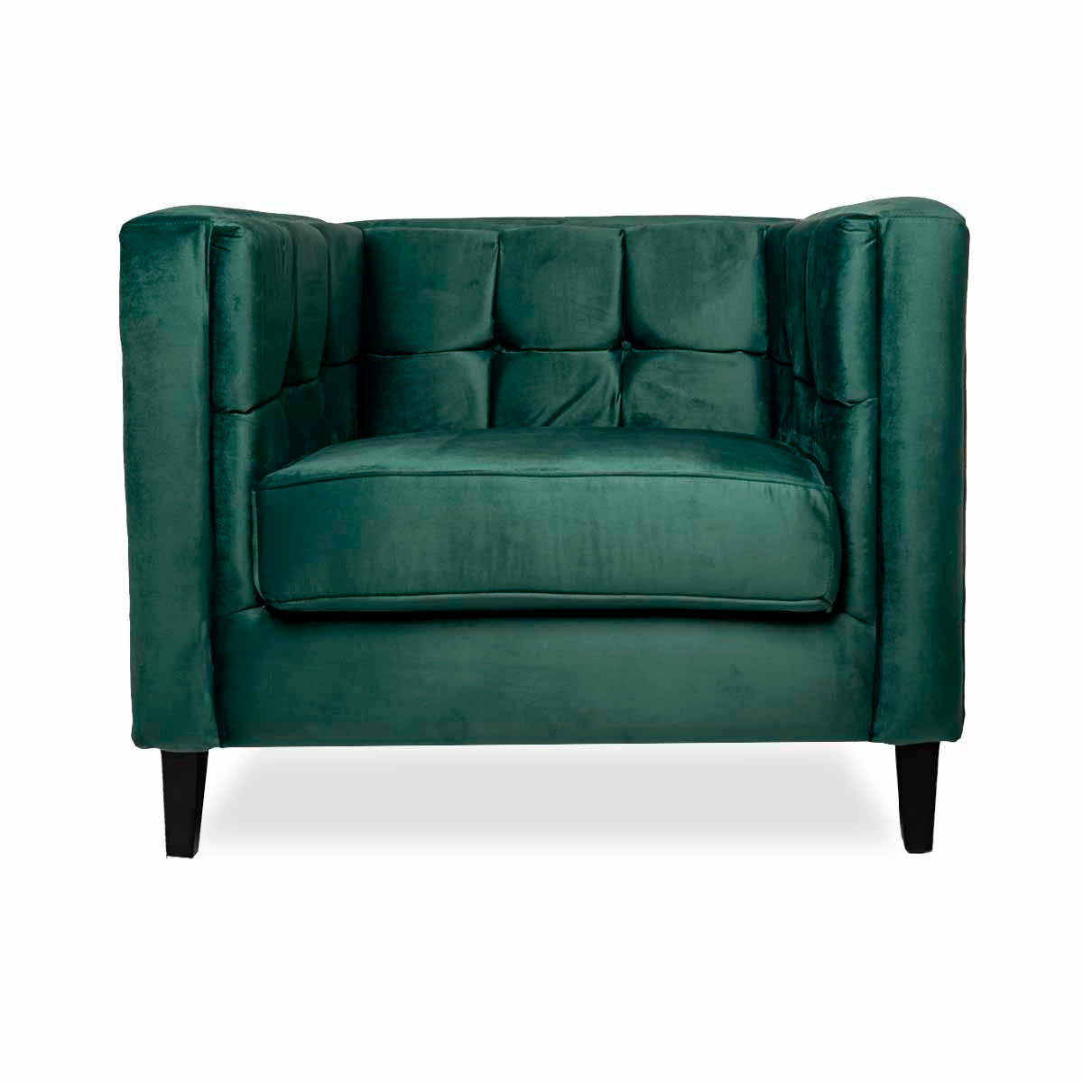 Sillon Individual Drake - Verde  Këssa Muebles – Kessa Muebles