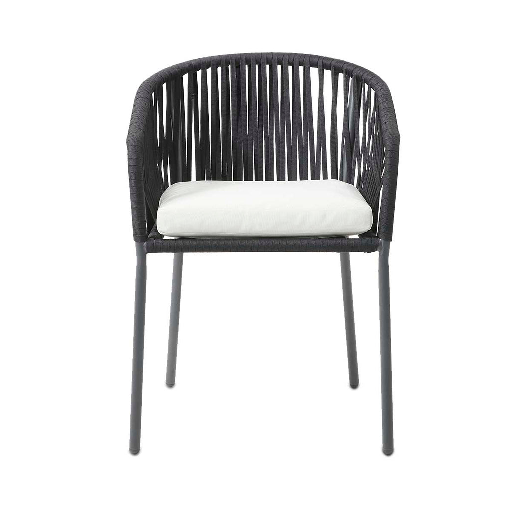 Silla para exterior Mison - Negro