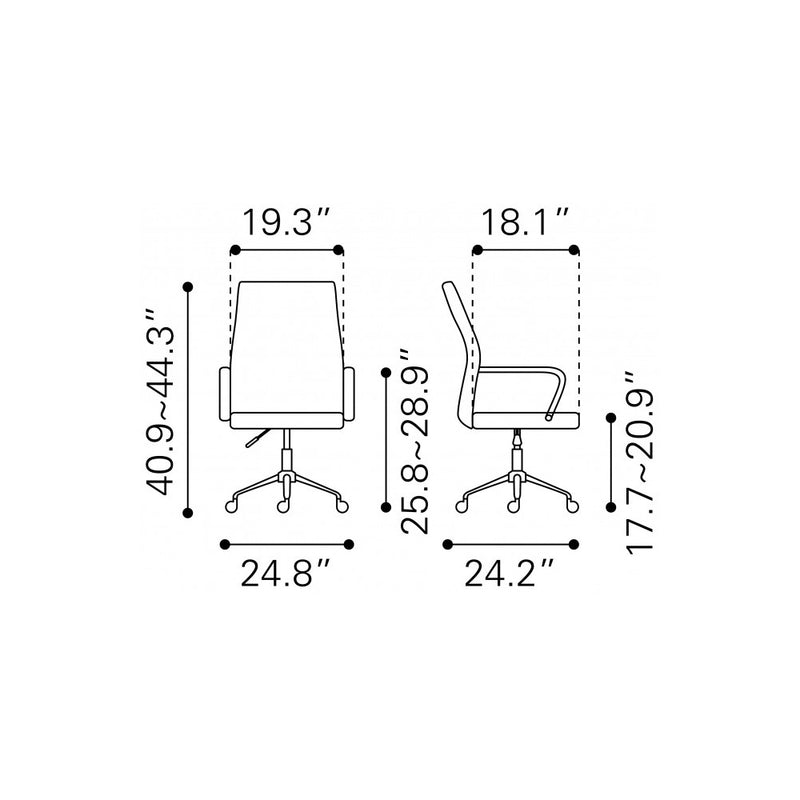 Silla de Oficina Primero - Blanco